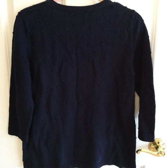 NWOT. Croft & Barrow Navy Sweater Sz XL - Picture 5 of 11